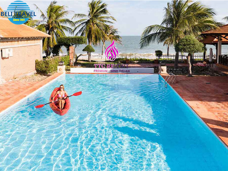 Khuôn viên TTC Resort - Tour Ninh Chữ Vĩnh Hy - Beli Travel